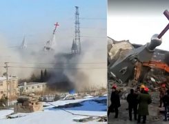 Churches burn in China, as Rome smiles to the tyrants of Beijing